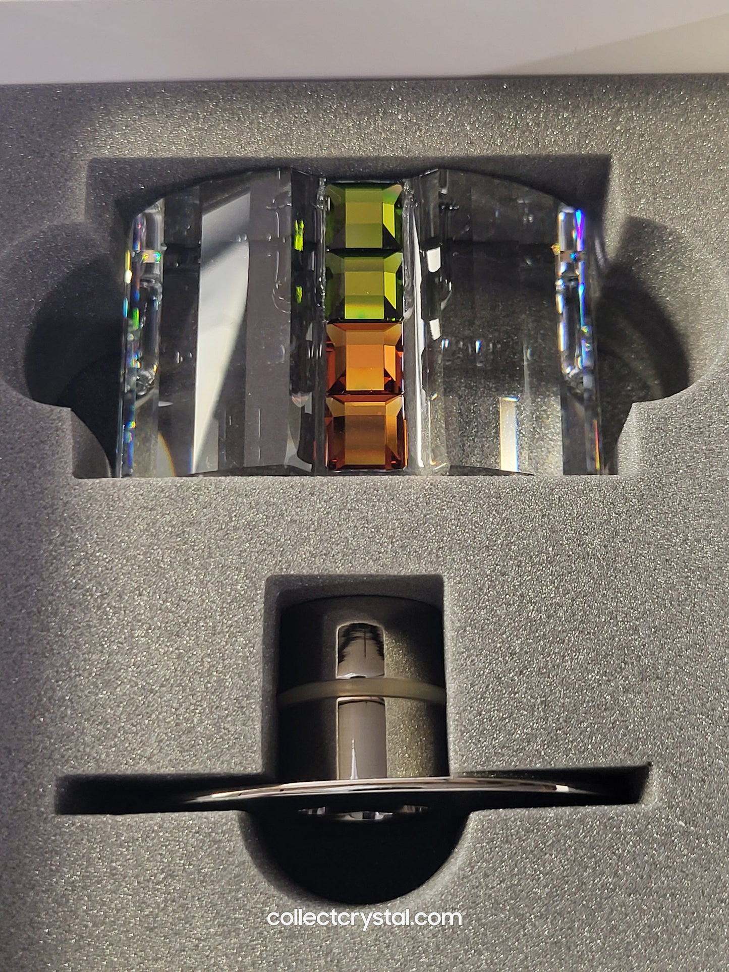 Giftware - CANDLEHOLDER – RAINBOW TOPAZ / OLIVINE # 276705