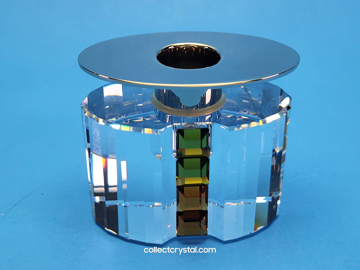 Giftware - CANDLEHOLDER – RAINBOW TOPAZ / OLIVINE # 276705