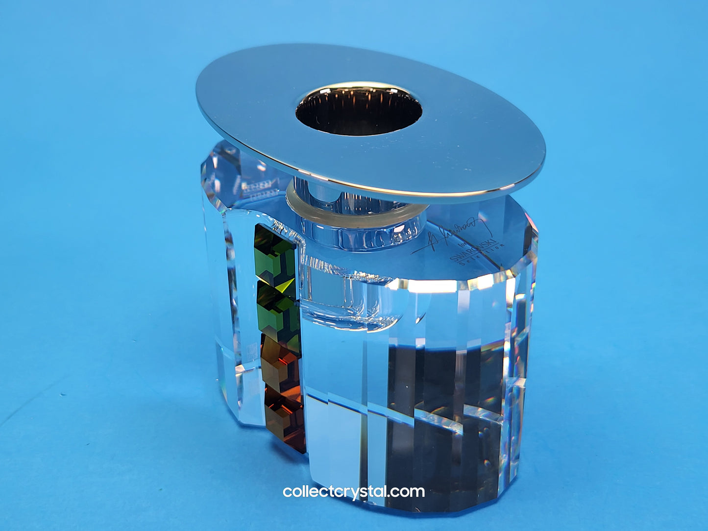 Giftware - CANDLEHOLDER – RAINBOW TOPAZ / OLIVINE # 276705