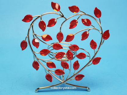 CANDLEHOLDER – LEAVES HEART 660729