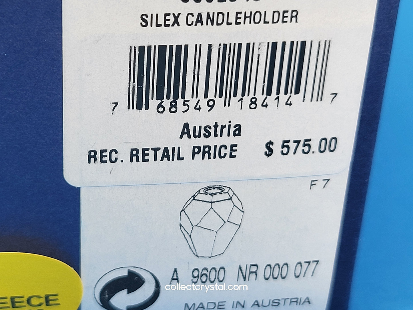 Giftware - CANDLEHOLDER – SILEX CLEAR 892543