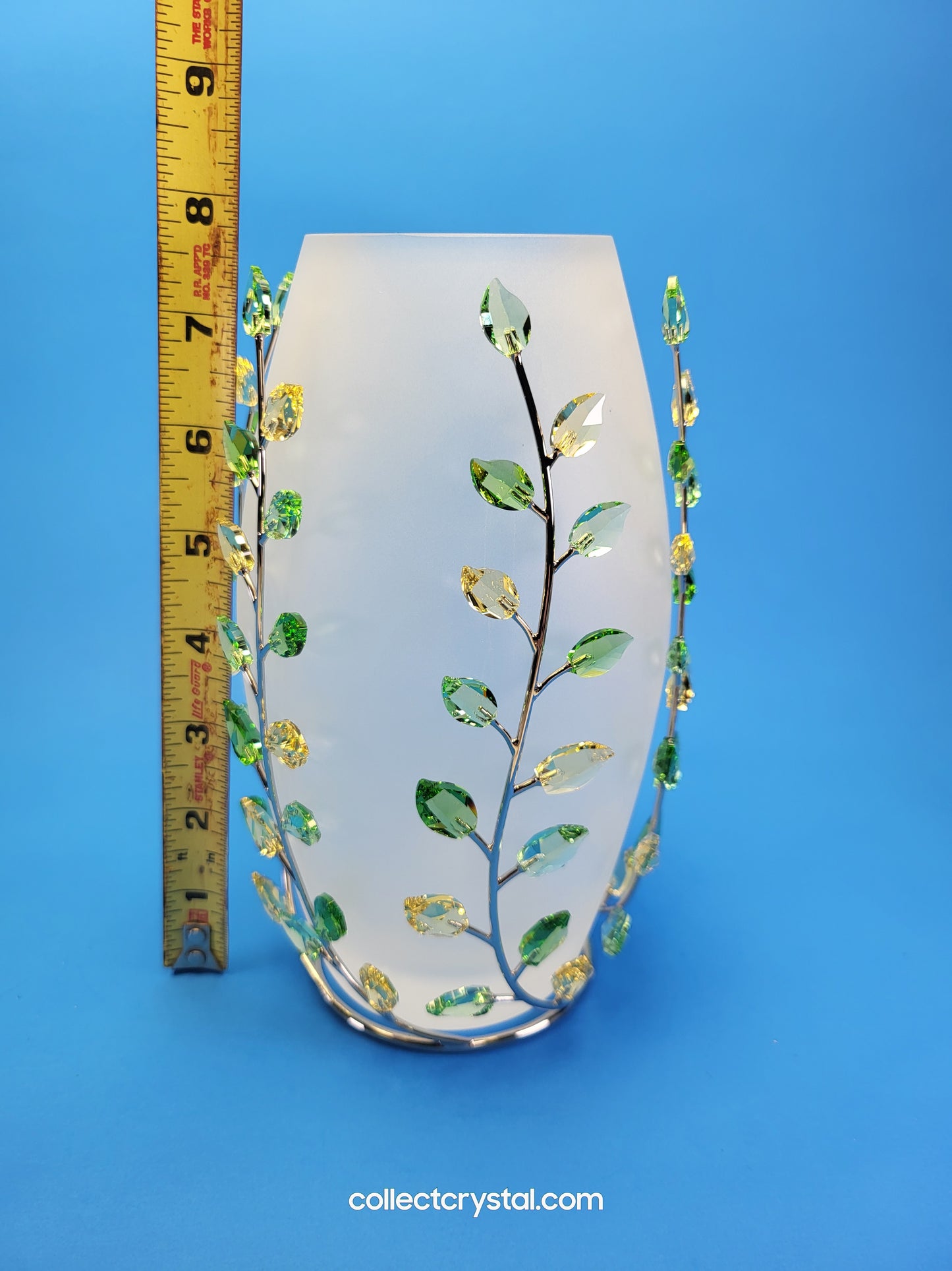 VASE – LEAVES JONQUIL # 660733 ONLY ONE LISTED SO HARD TO FIND