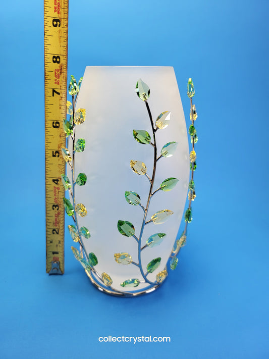 VASE – LEAVES JONQUIL # 660733 ONLY ONE LISTED SO HARD TO FIND