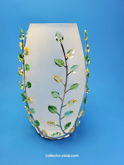 VASE – LEAVES JONQUIL # 660733 ONLY ONE LISTED SO HARD TO FIND