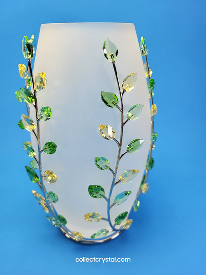 VASE – LEAVES JONQUIL # 660733 ONLY ONE LISTED SO HARD TO FIND
