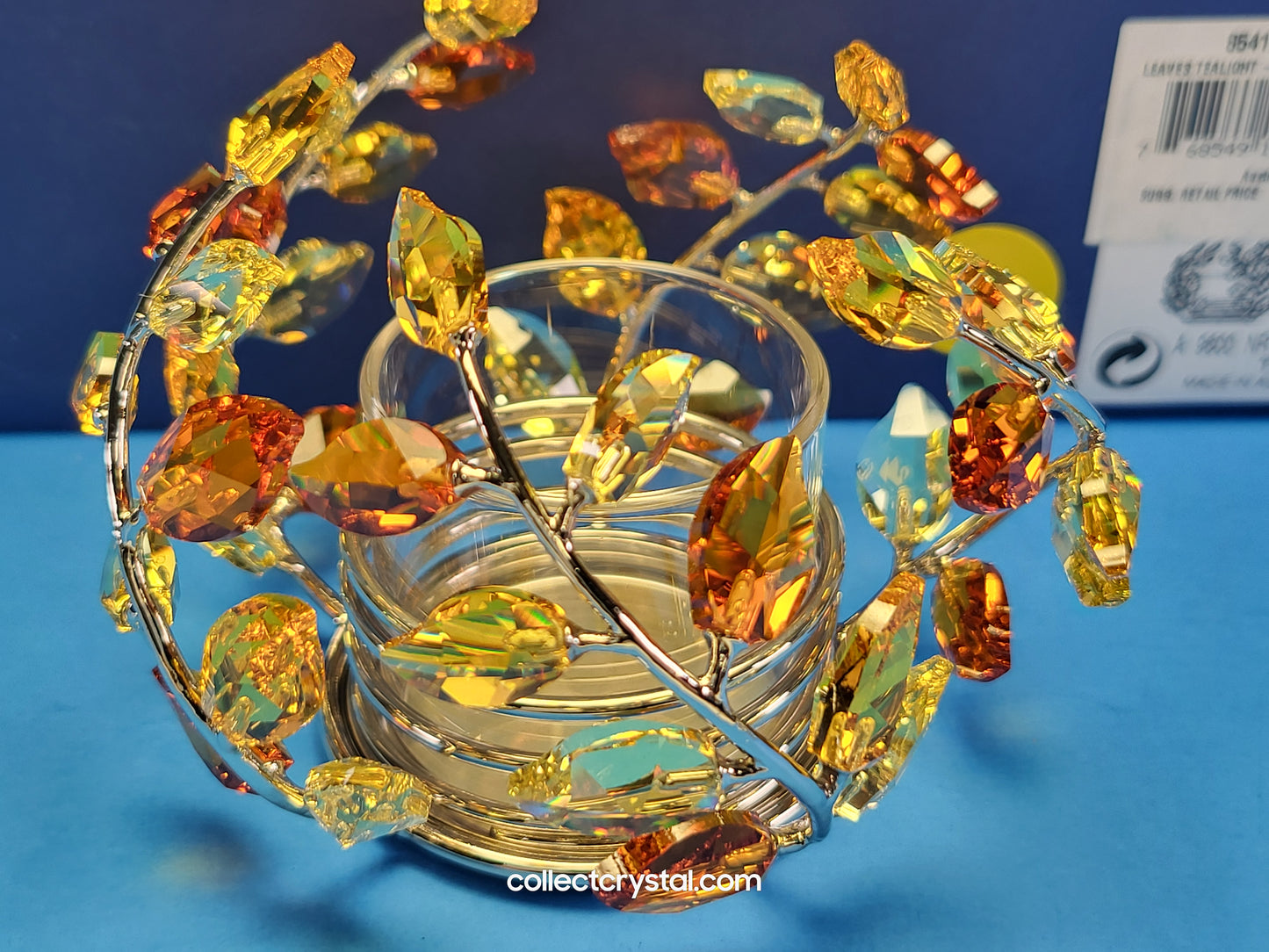 TEA LIGHT – LEAVES TOPAZ 854112