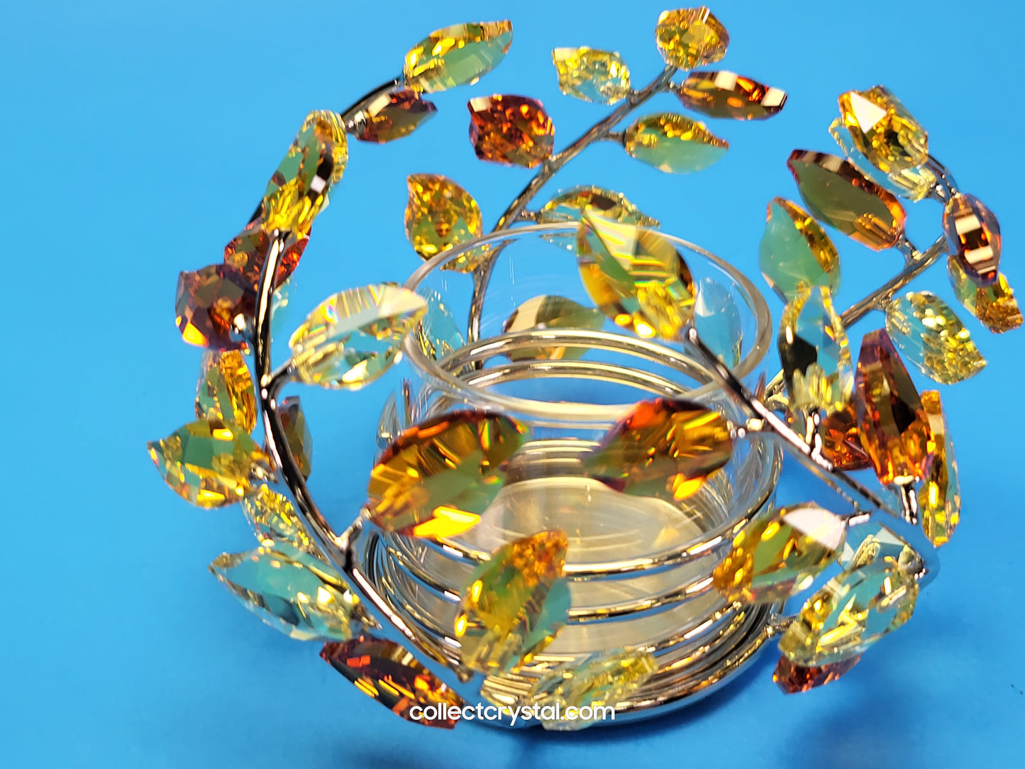 TEA LIGHT – LEAVES TOPAZ 854112