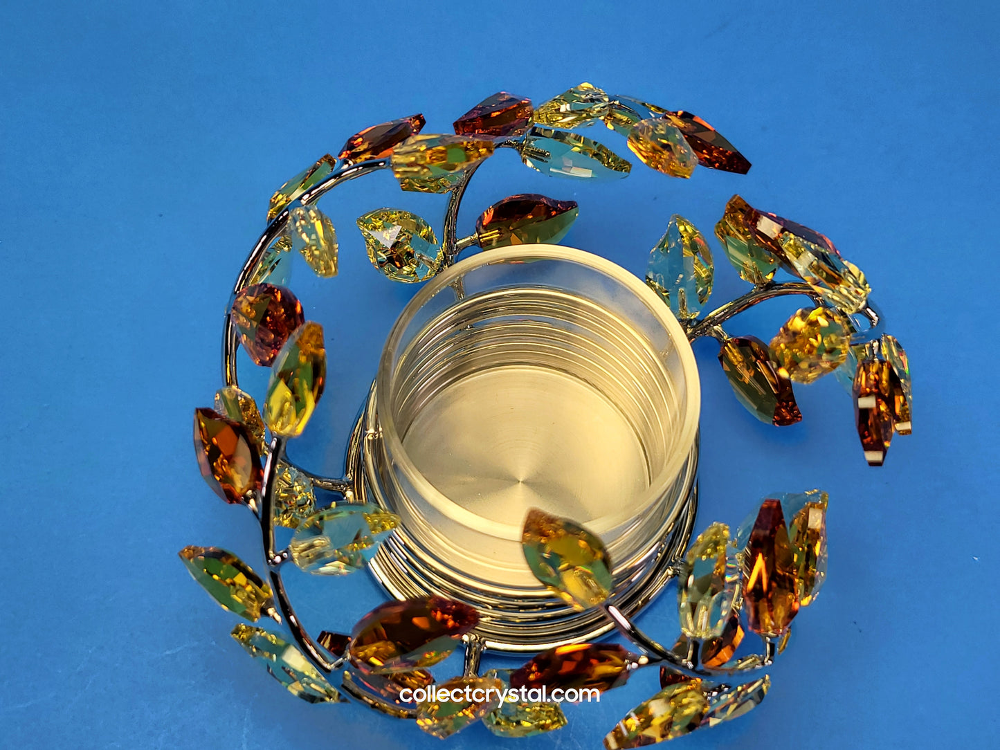 TEA LIGHT – LEAVES TOPAZ 854112