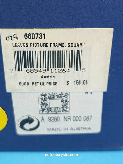 PICTURE FRAME – LEAVES SQUARE JONQUIL 660731