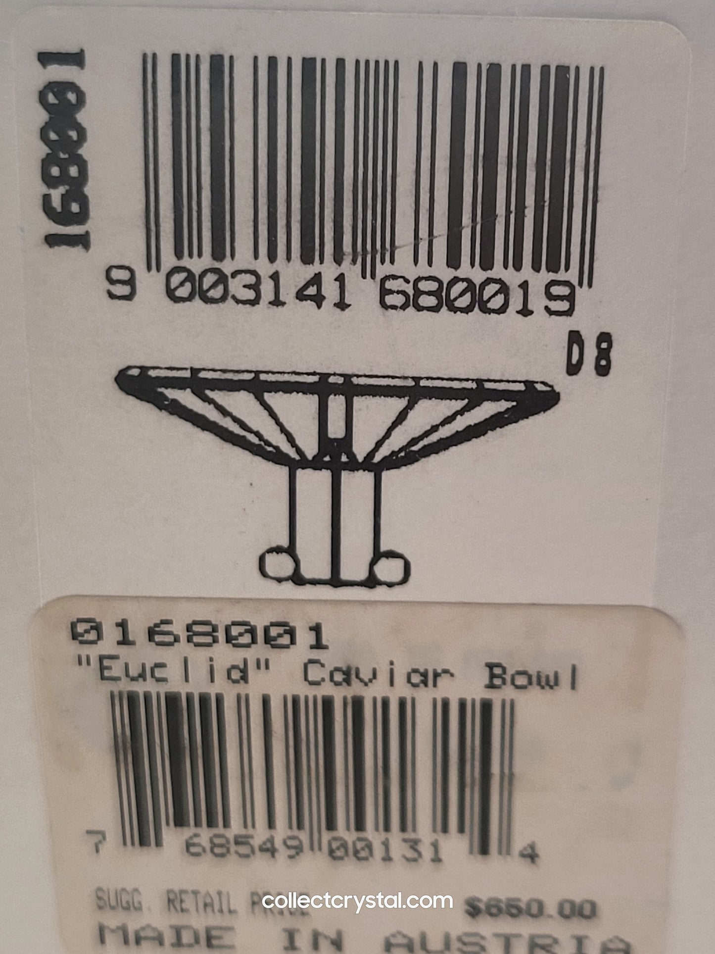 Euclid Caviar Bowl # 168001