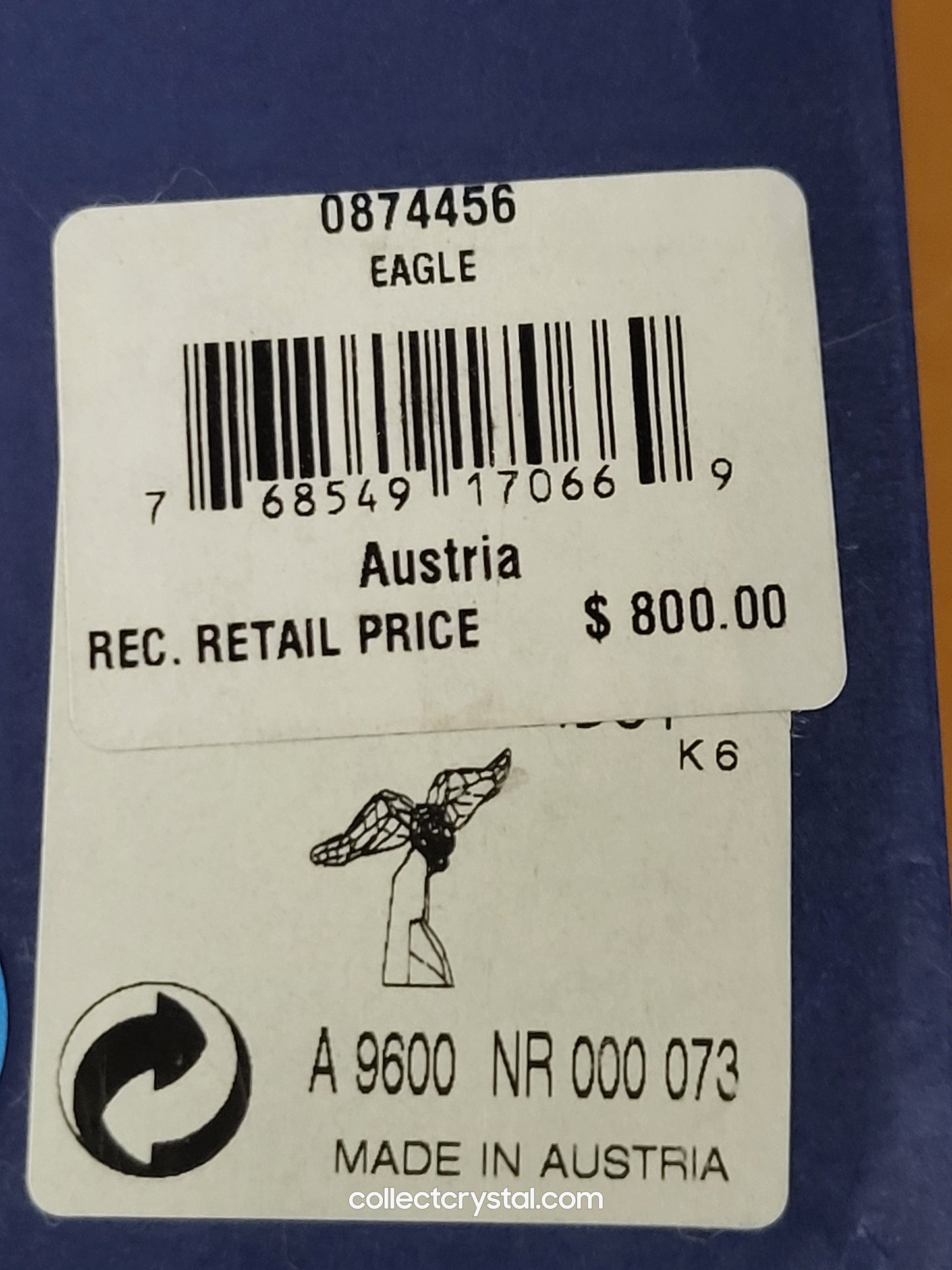 Eagle on Granite Base Soulmate Figurine 874456