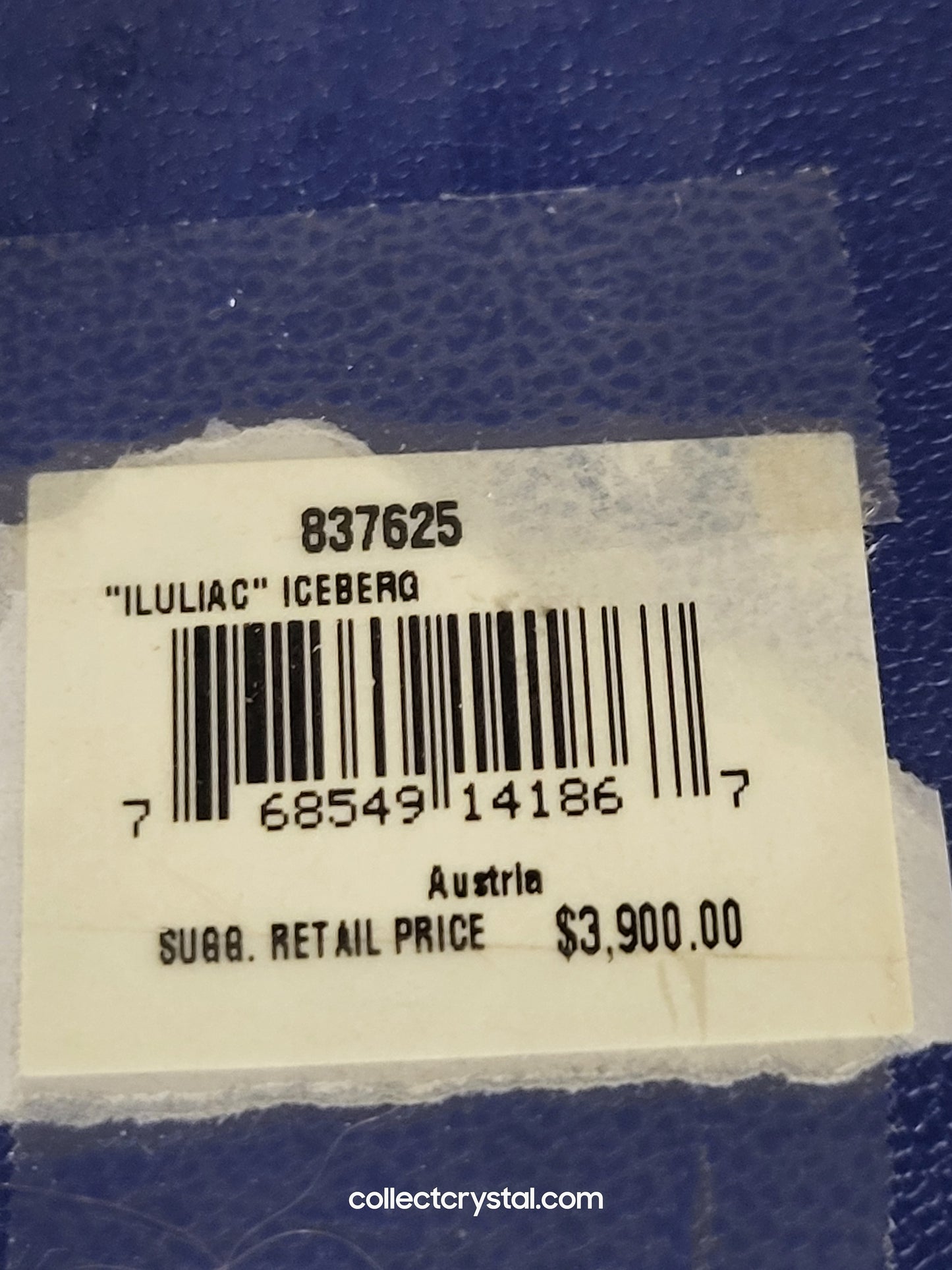 ILULIAC Iceberg # 837625 Limited Edition number 05 of 216