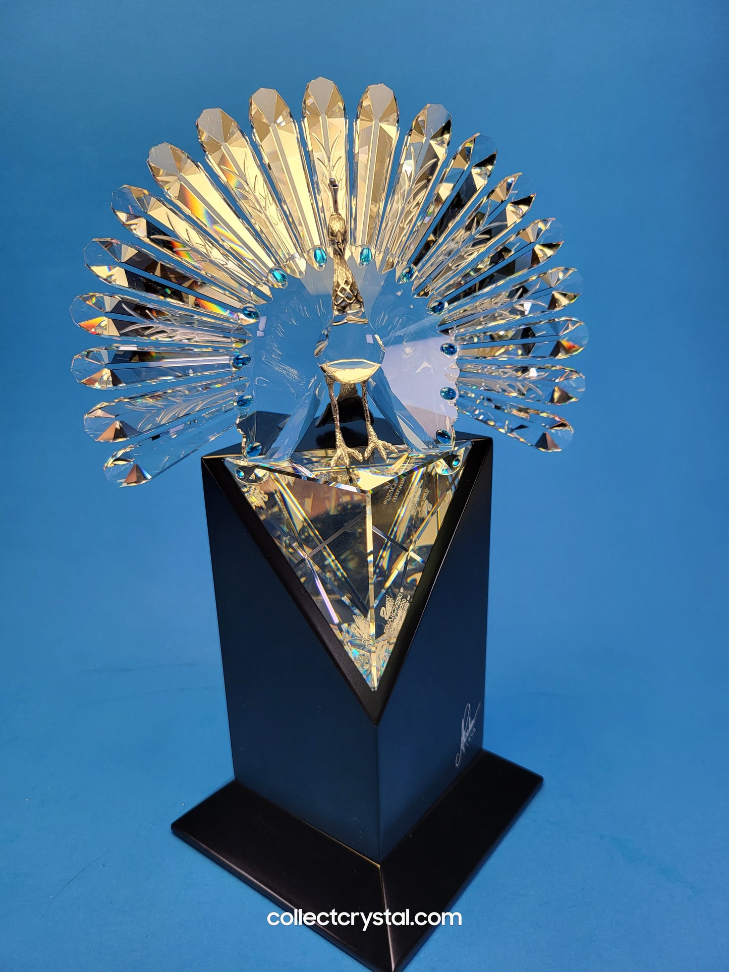 SCS Lottery 1998 Limited Edition # 218123 Peacock Sculpture 4604 / 10,000
