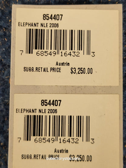 ELEPHANT LIMITED EDITION 2006 (LE/10000) # 854407 SIGNED NUMBERED 0267