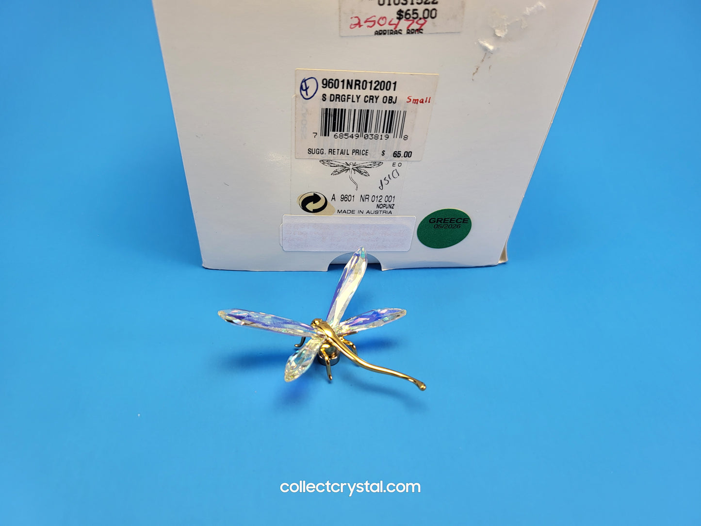 PARADISE BUGS OBJECT – DRAGONFLY ALIBEY AURORA BOREALIS # 250479