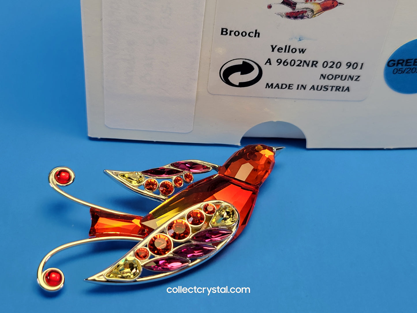 PARADISE BIRDS – BROOCH BANU FIRE OPAL 277811 / 276841