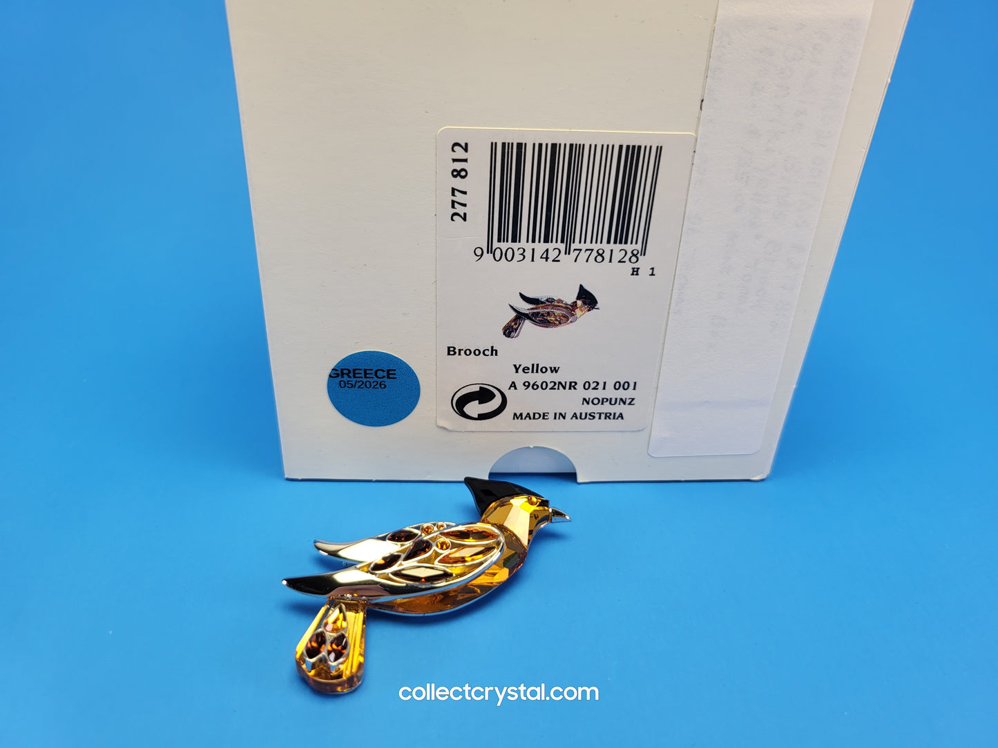 PARADISE BIRDS – BROOCH BONRIKI TOPAZ 277812 / 276842
