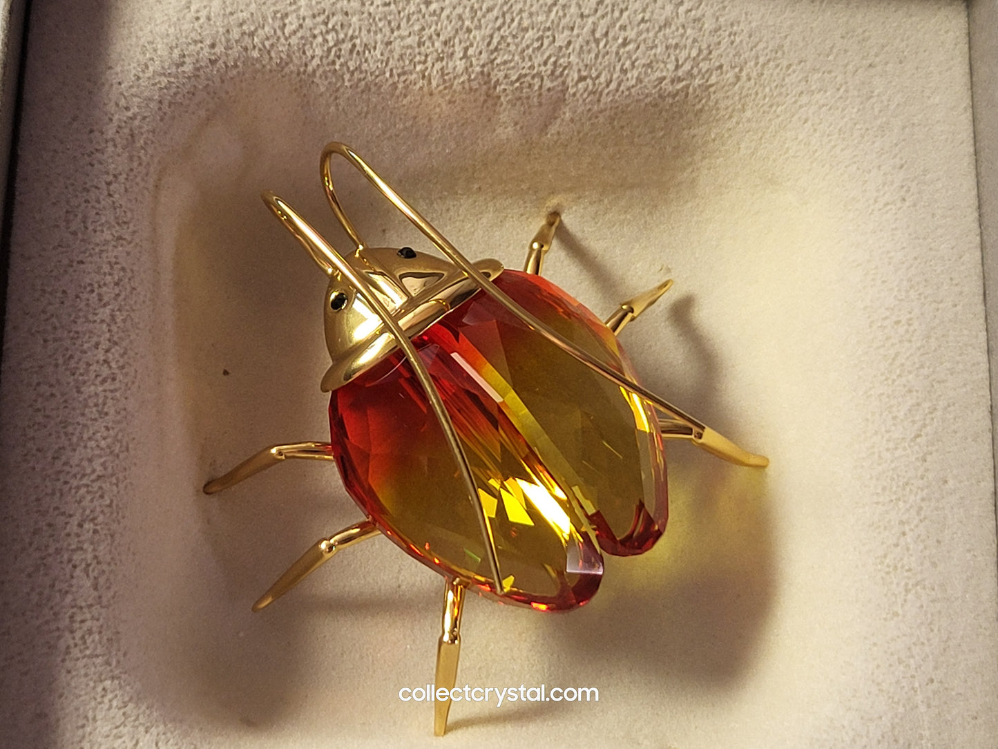 PARADISE BUGS OBJECT – BEETLE AMAZAR FIRE-OPAL LARGE # 250474