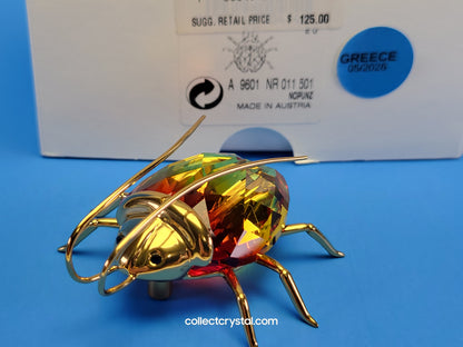 PARADISE BUGS OBJECT – BEETLE AMAZAR FIRE-OPAL LARGE # 250474