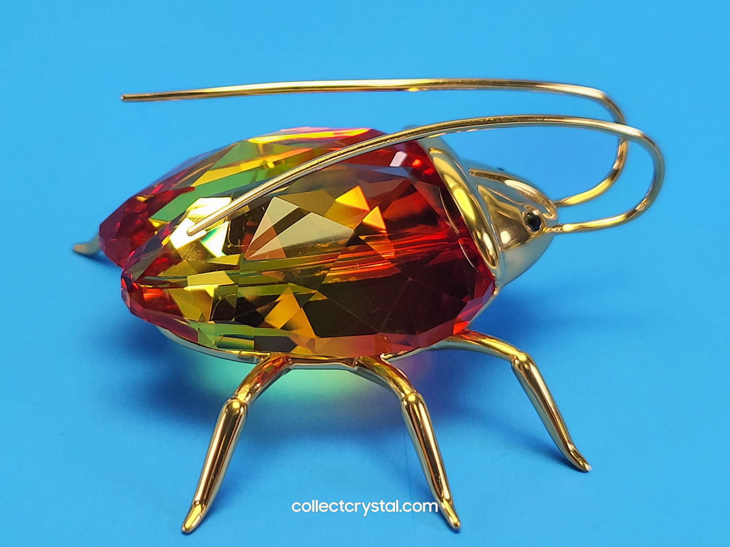 PARADISE BUGS OBJECT – BEETLE AMAZAR FIRE-OPAL LARGE # 250474