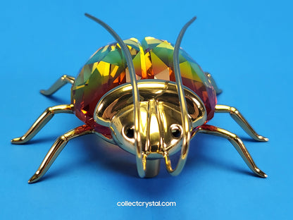 PARADISE BUGS OBJECT – BEETLE AMAZAR FIRE-OPAL LARGE # 250474