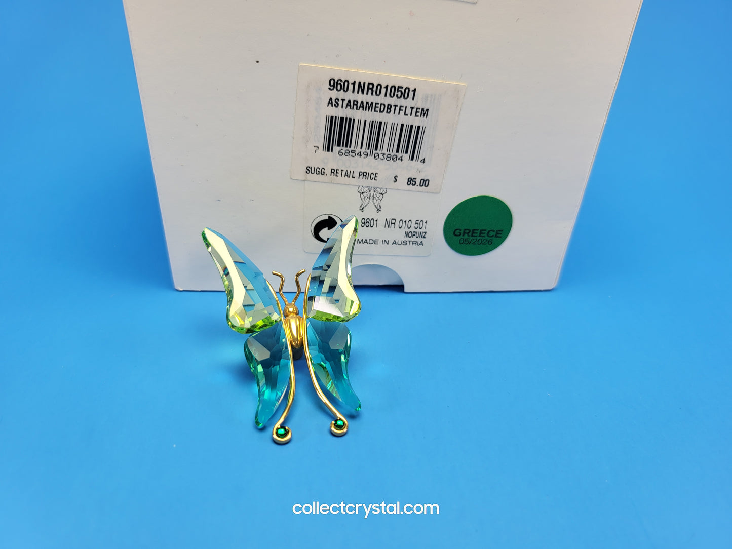 PARADISE BUGS OBJECT – BUTTERFLY ASTARA LIGHT EMERALD MEDIUM 250464 / 243236