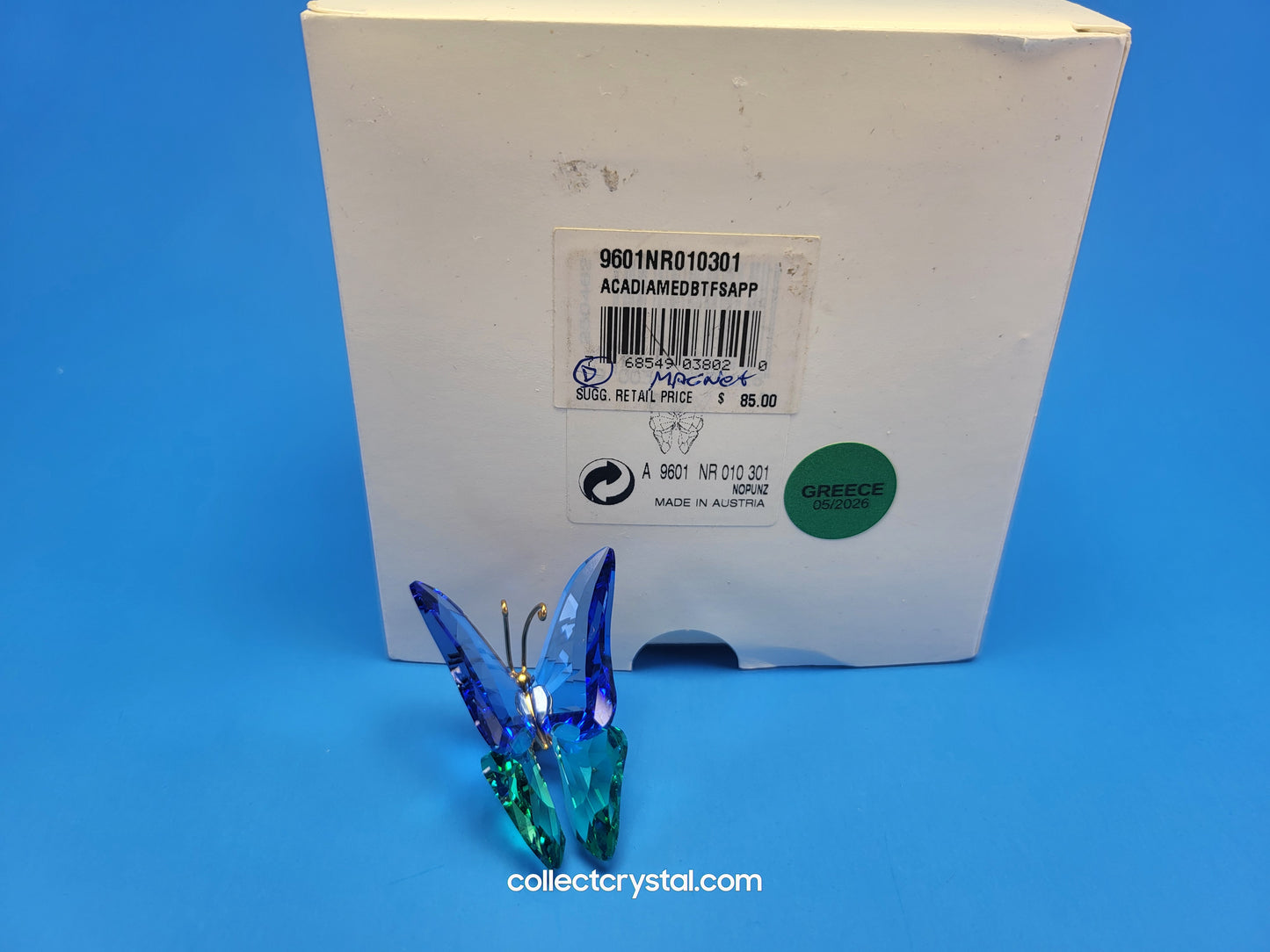 PARADISE BUGS OBJECT – BUTTERFLY ACADIA SAPPHIRE MEDIUM 250462