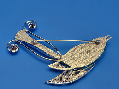 PARADISE BIRDS – BROOCH BOALI BLUE ZIRCON 277810 / 276836