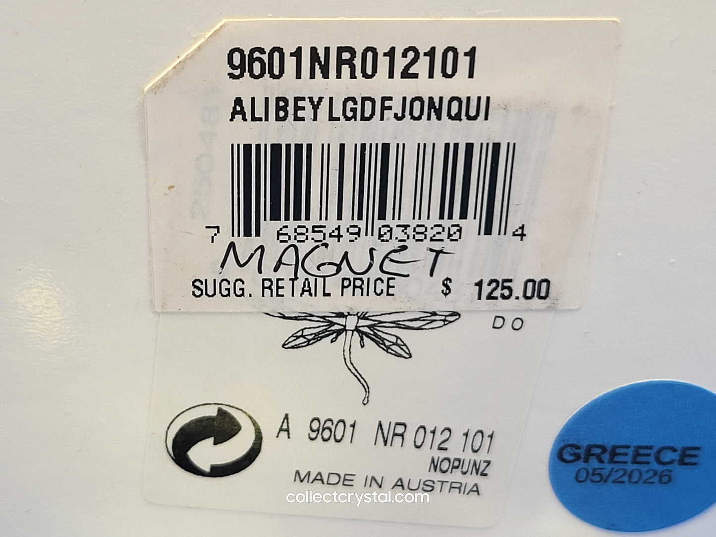 PARADISE BUGS OBJECT – DRAGONFLY ALIBEY JONQUIL 250481 / 243085