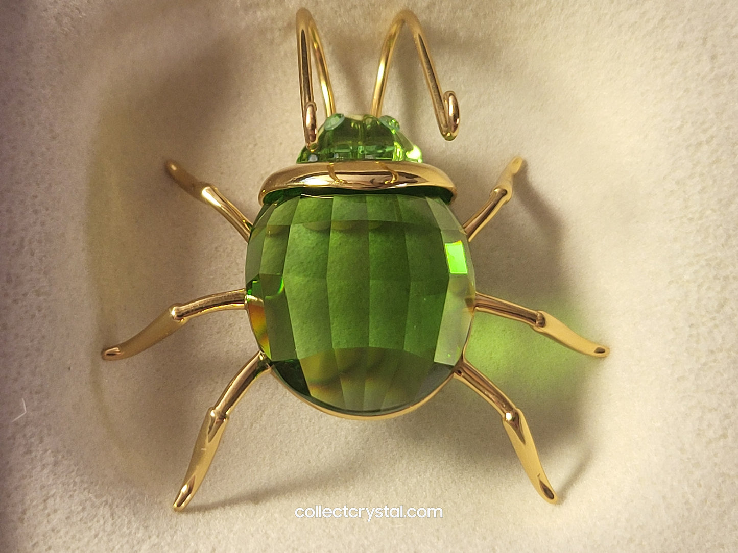 PARADISE BUGS OBJECT – SCARAB ARANOS PERIDOT SMALL 250475