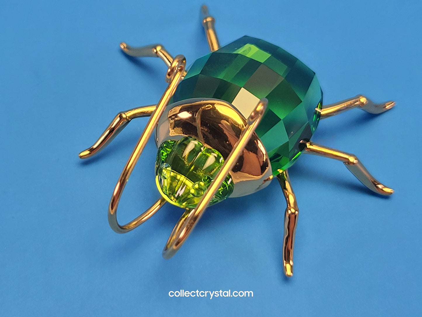 PARADISE BUGS OBJECT – SCARAB ARANOS PERIDOT SMALL 250475