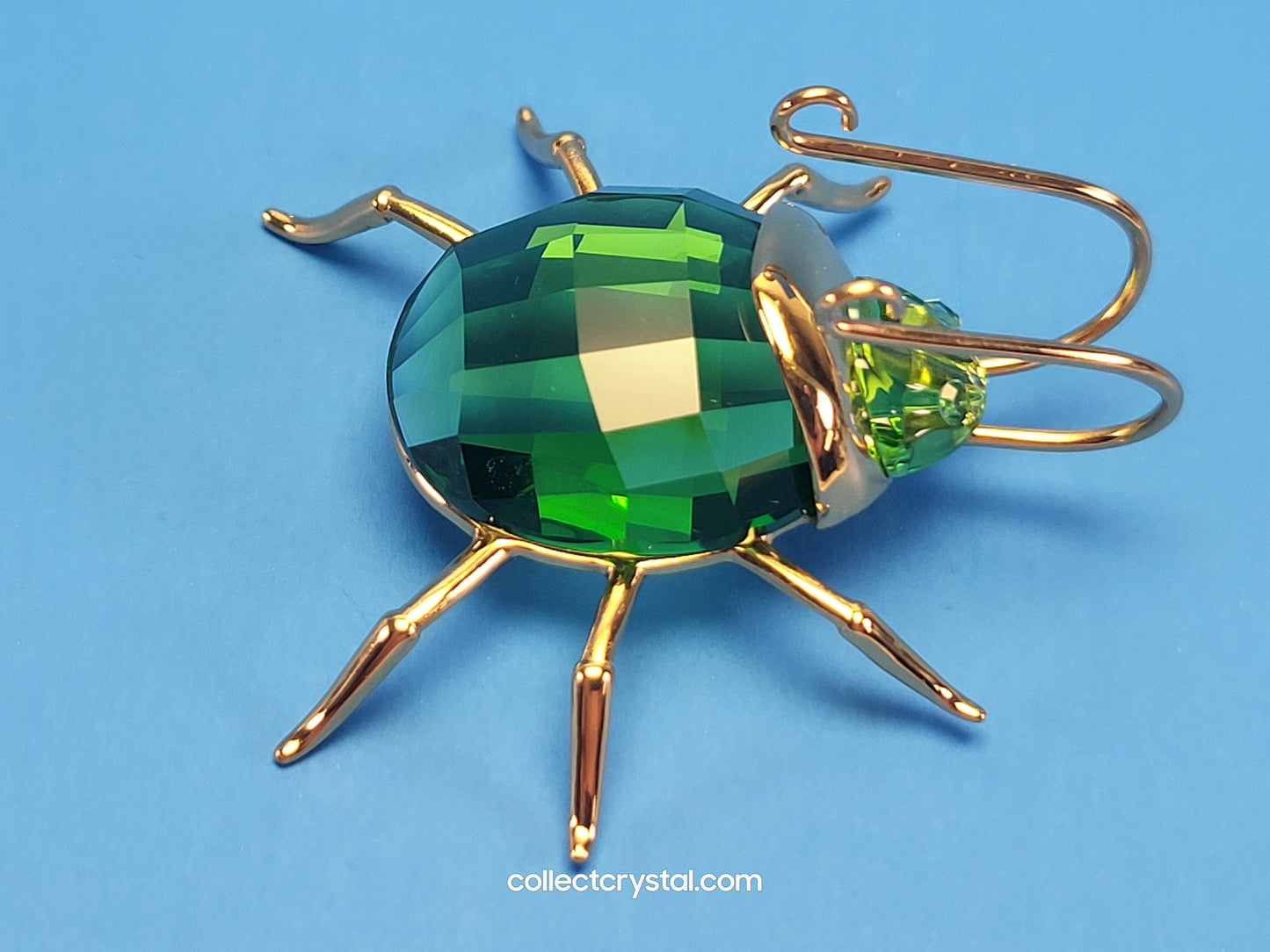 PARADISE BUGS OBJECT – SCARAB ARANOS PERIDOT SMALL 250475