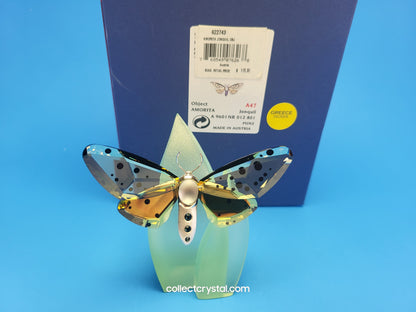 PARADISE BUGS OBJECT – BUTTERFLY AMORITA JONQUIL & Leaf  # 622743
