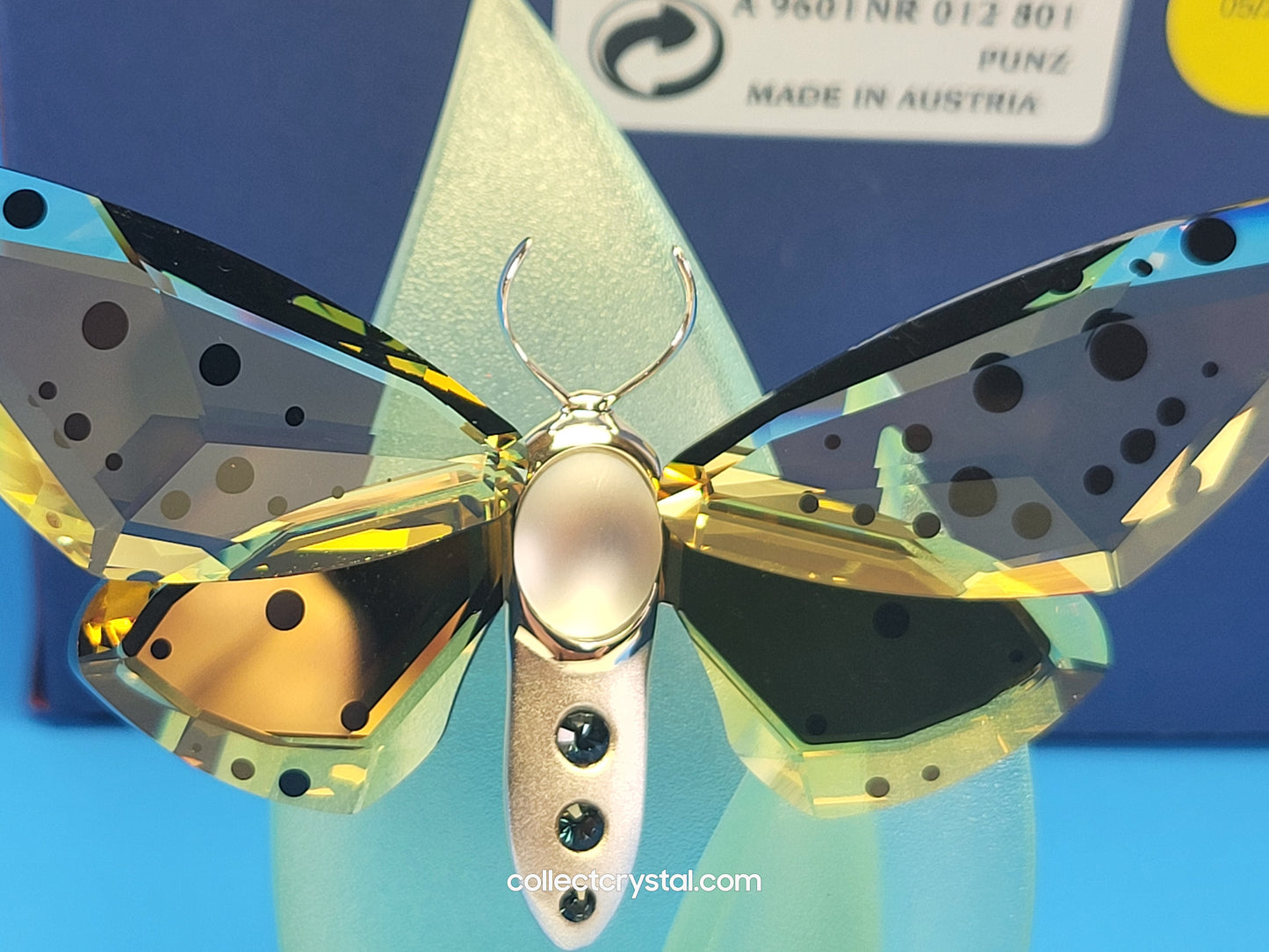 PARADISE BUGS OBJECT – BUTTERFLY AMORITA JONQUIL & Leaf  # 622743