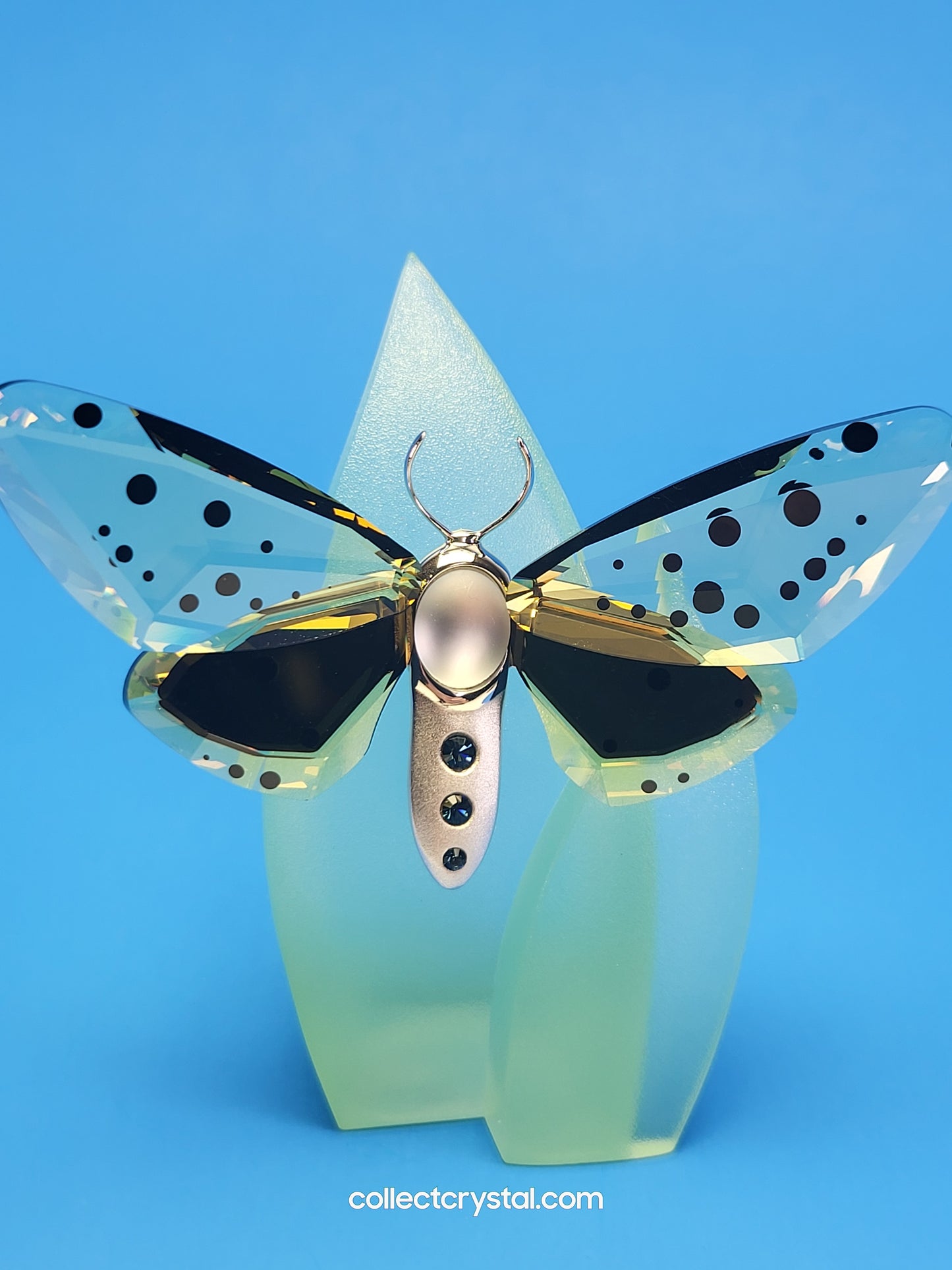 PARADISE BUGS OBJECT – BUTTERFLY AMORITA JONQUIL & Leaf  # 622743