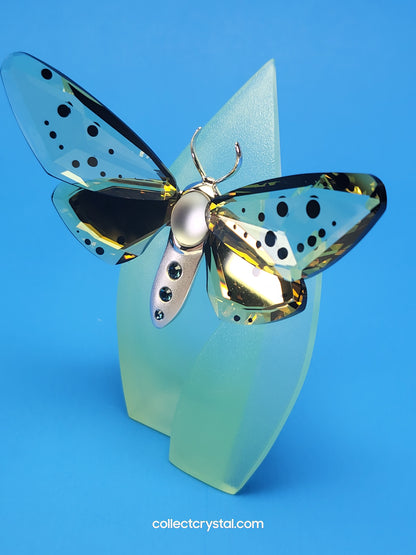 PARADISE BUGS OBJECT – BUTTERFLY AMORITA JONQUIL & Leaf  # 622743