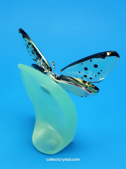 PARADISE BUGS OBJECT – BUTTERFLY AMORITA JONQUIL & Leaf  # 622743