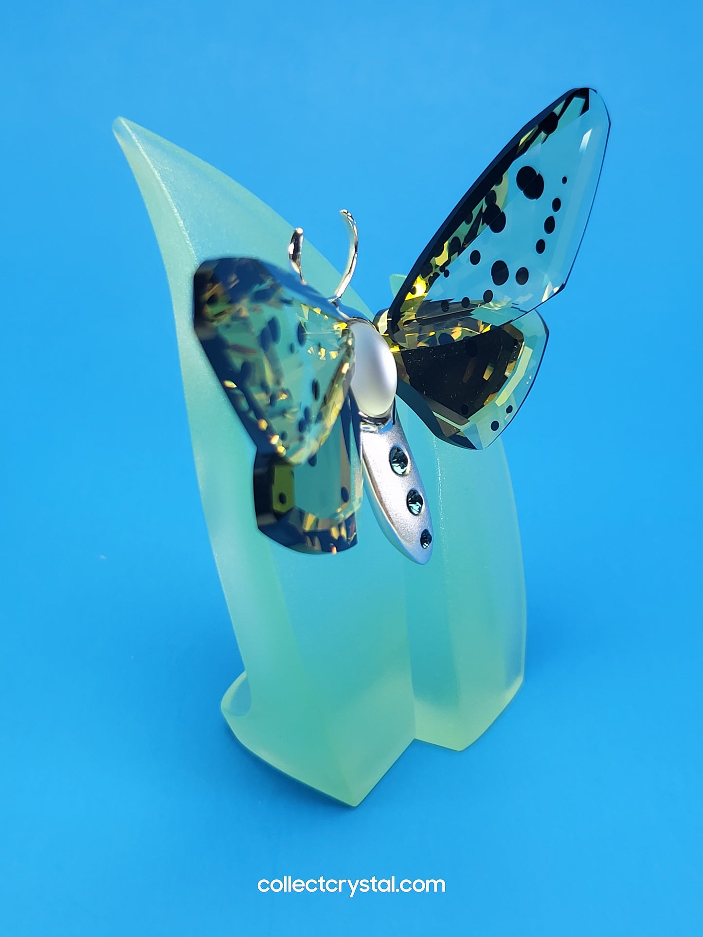 PARADISE BUGS OBJECT – BUTTERFLY AMORITA JONQUIL & Leaf  # 622743