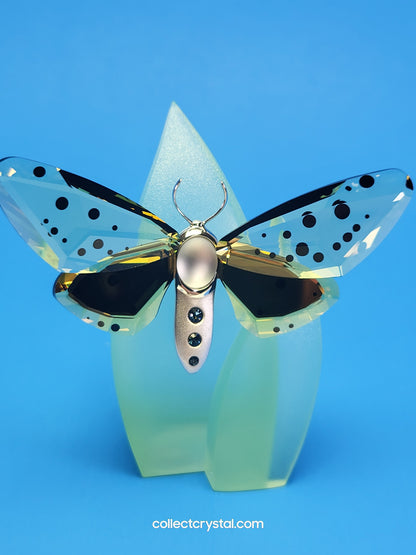 PARADISE BUGS OBJECT – BUTTERFLY AMORITA JONQUIL & Leaf  # 622743