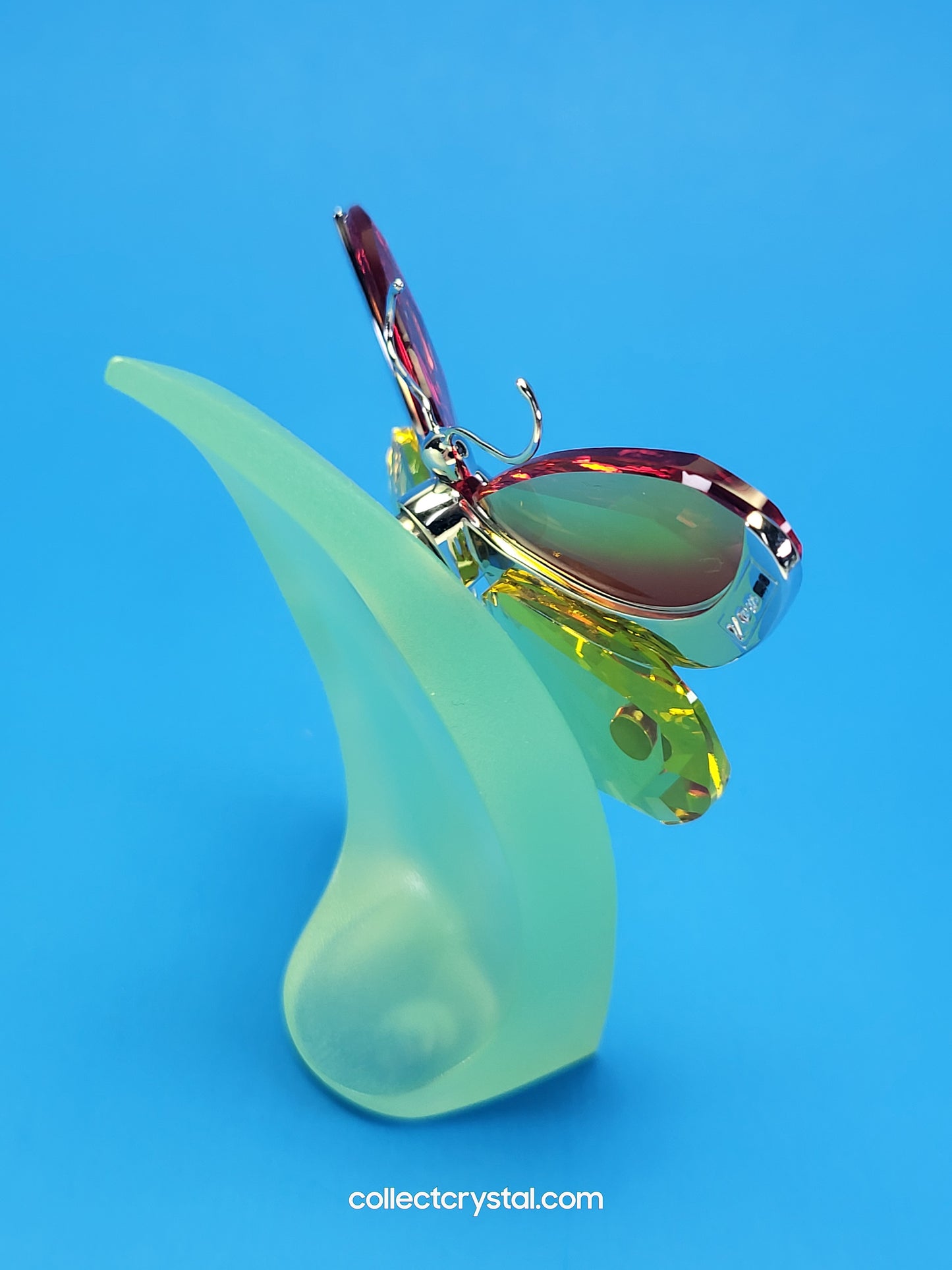 PARADISE BUGS OBJECT – BUTTERFLY ARBOREA FIRE-OPAL & Leaf # 622733
