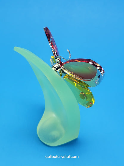 PARADISE BUGS OBJECT – BUTTERFLY ARBOREA FIRE-OPAL & Leaf # 622733