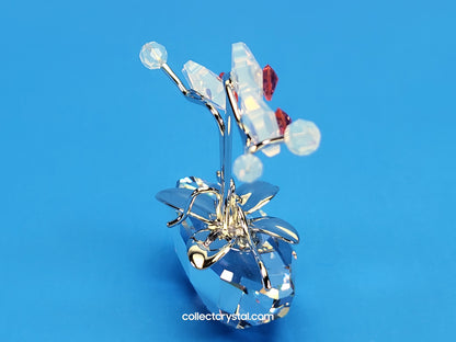 MEMORIES – ORCHID Flowers in RHODIUM Pot # 869948