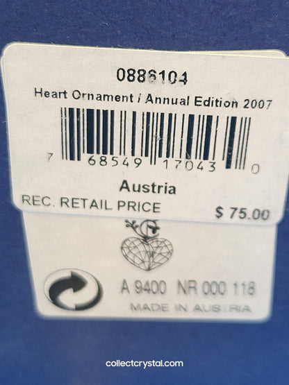 HEART 2007 ORNAMENT # 886104
