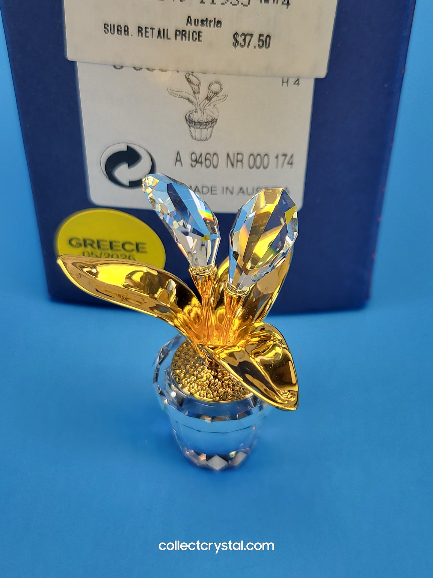 Memories Calla Lilies figurine # 675654 gold