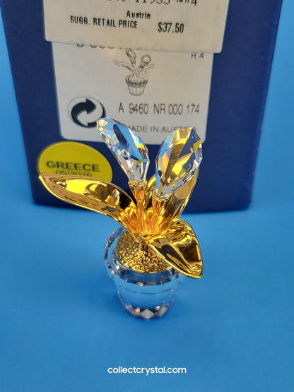 Memories Calla Lilies figurine # 675654 gold
