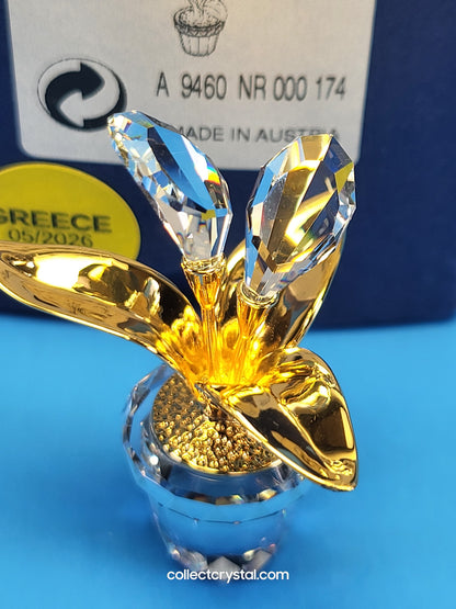 Memories Calla Lilies figurine # 675654 gold