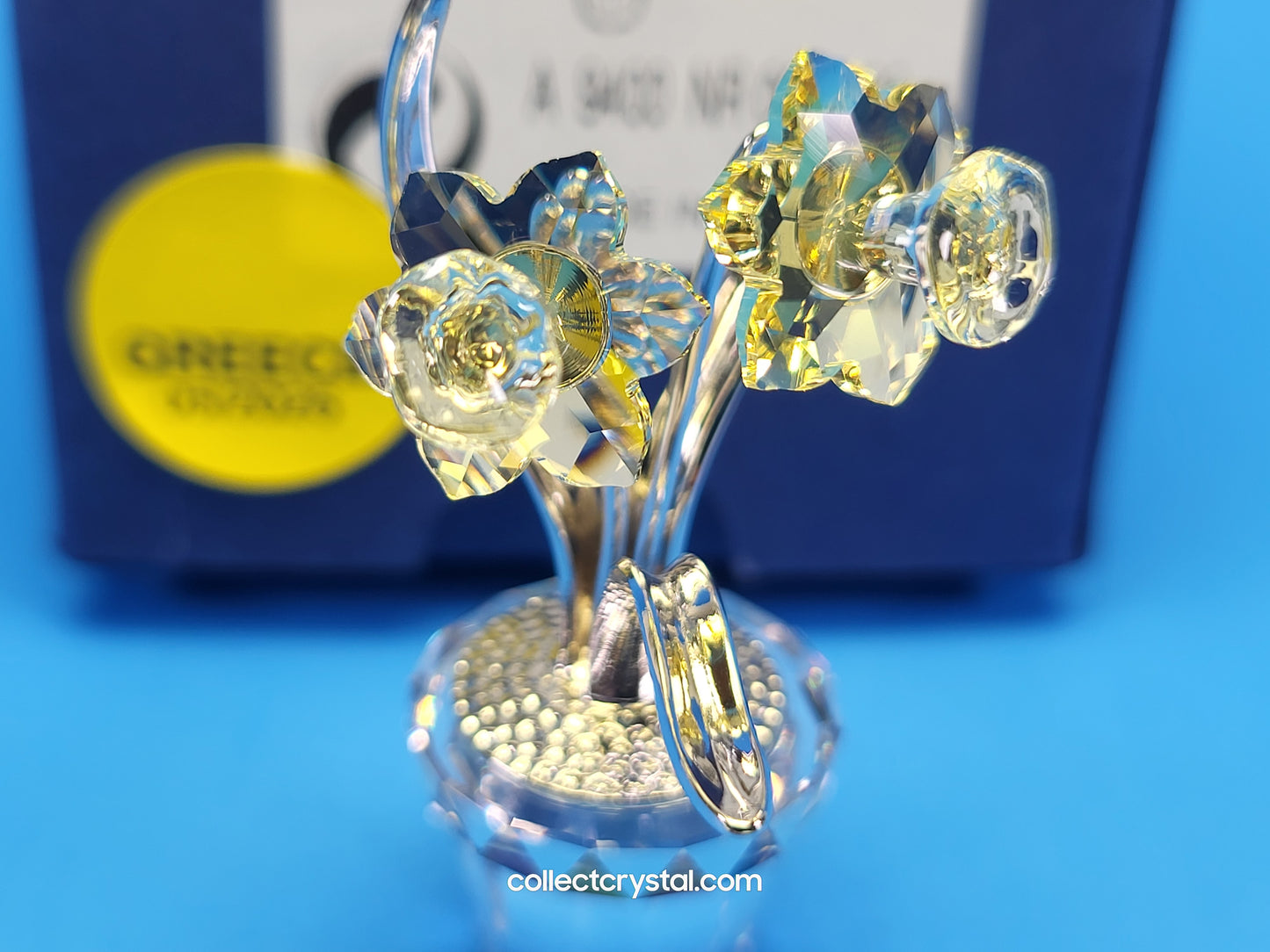 MEMORIES – NARCISSUS Flower n Pot in RHODIUM # 855898