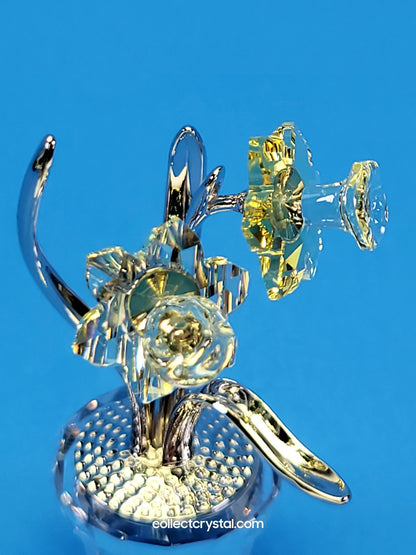 MEMORIES – NARCISSUS Flower n Pot in RHODIUM # 855898