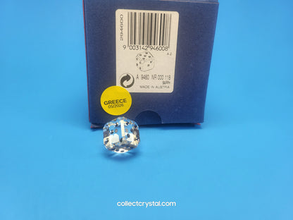 Crystal Clear A Die (1) Dice W Blue dots for Numbers # 294600