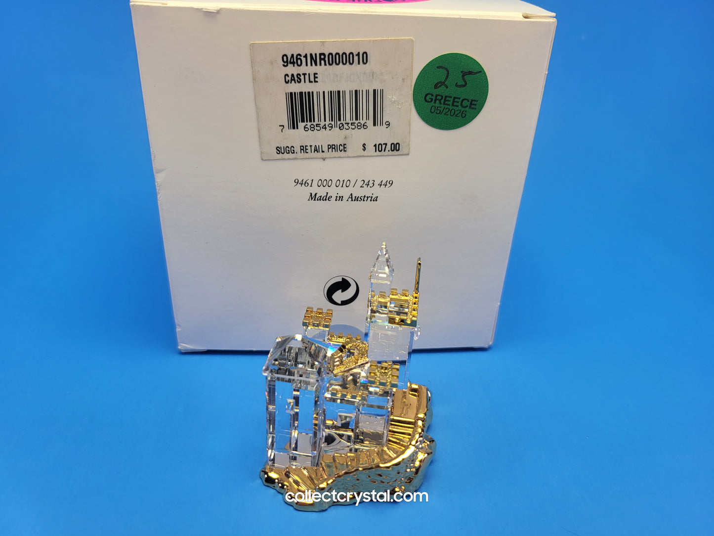 Crystal Memories Journeys - Gold Castle Figurine # 243449